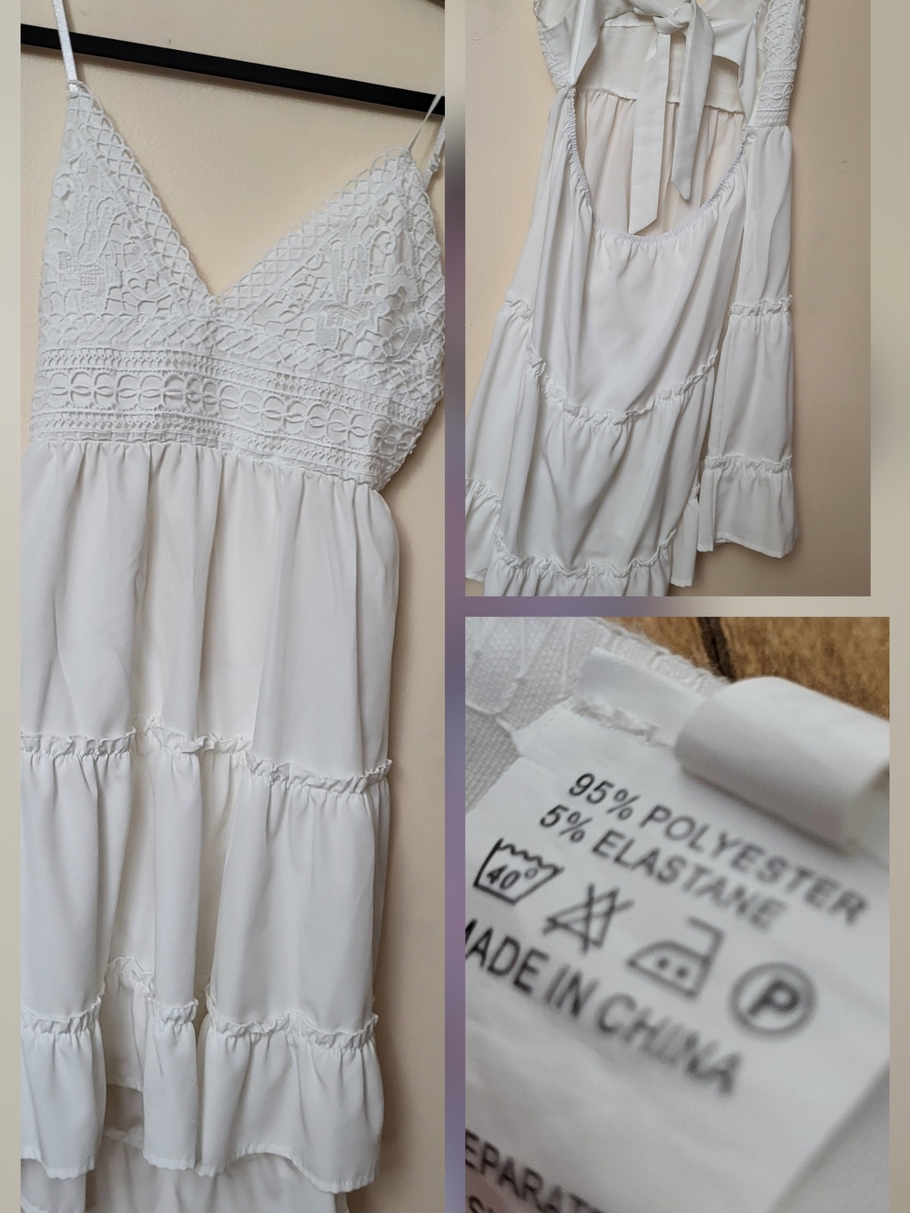 White Lace-Trim Tiered Slip Dress - Women Intimates & Sleepwear